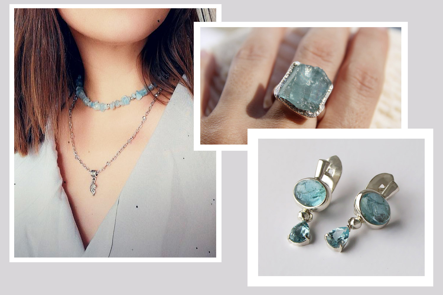 Deposits of aquamarine